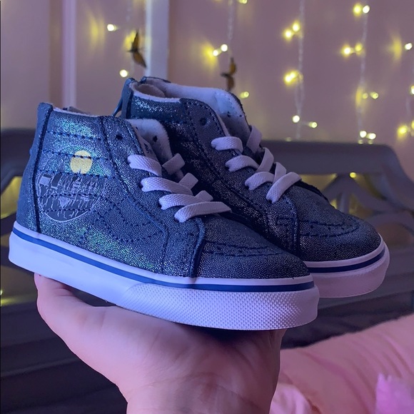 glitter blue vans